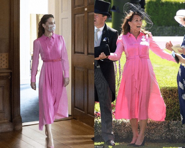 Kate and Carole with The Pink Midi Dress/ foto: pinterest.com