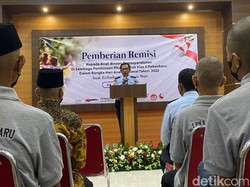 44 Napi Anak di Riau Dapat Remisi Hari Anak, 2 Langsung Bebas