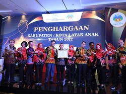 Tulang Bawang Dapat Predikat Kabupaten Layak Anak Tahun 2022