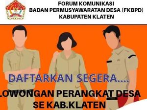440 Kursi Perangkat Desa di Klaten Kosong, Ini Jadwal Seleksi Bakal Calon 440 Kursi Perangkat Desa di Klaten Kosong, Ini Jadwal Seleksi Bakal Calon