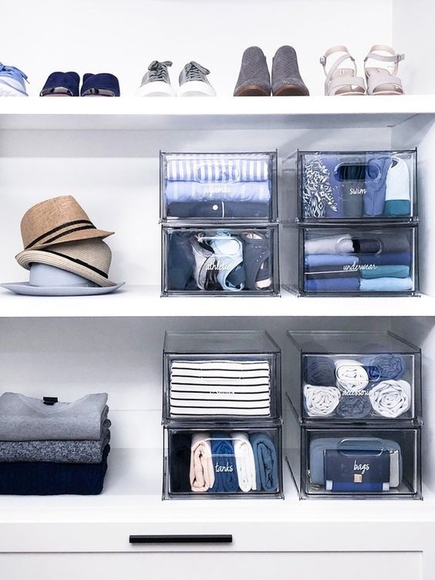 Use a closet organizer