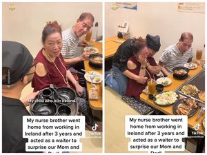 Haru! Pria Ini Pura-pura Jadi Pelayan untuk Kejutkan Orang Tuanya Haru! Pria Ini Pura-pura Jadi Pelayan untuk Kejutkan Orang Tuanya