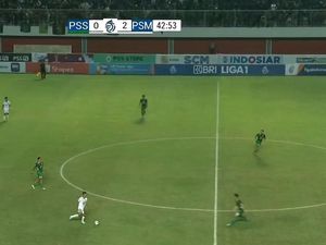 Babak Pertama PSS Sleman 0-2 PSM Makassar, Juku Eja Main Efektif Babak Pertama PSS Sleman 0-2 PSM Makassar, Juku Eja Main Efektif