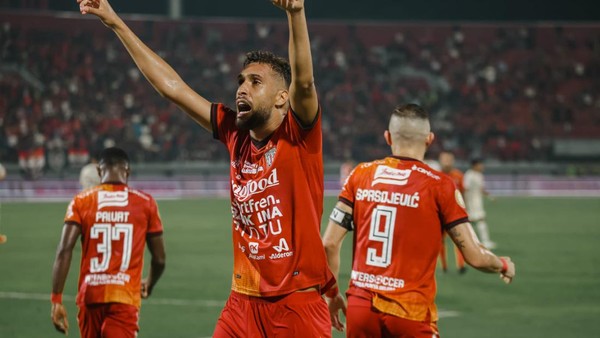 Willian Pacheco mencetak gol untuk kemenangan Serdadu Tridatu, Sabtu (23/7/2022). Bali United Menang Tipis 1-0 atas Persija Jakarta. Willian Pacheco mencetak gol untuk kemenangan Serdadu Tridatu, Sabtu (23/7/2022). Bali United Menang Tipis 1-0 atas Persija Jakarta.