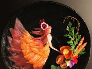 Yummy! Irisan Sashimi Ini Diubah Menjadi Lukisan Keren Artistik Yummy! Irisan Sashimi Ini Diubah Menjadi Lukisan Keren Artistik