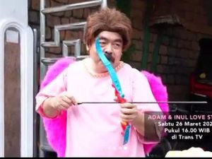 8 Foto Adam Suseno Suami Inul Cosplay Jadi Peri Cinta Hingga Minion, Kocak!