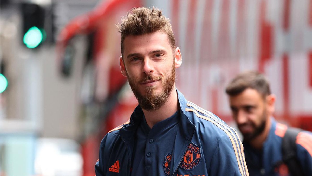 David de Gea masih ingin lama bersama Manchester United. (Foto: AFP via Getty Images/MARTIN KEEP)