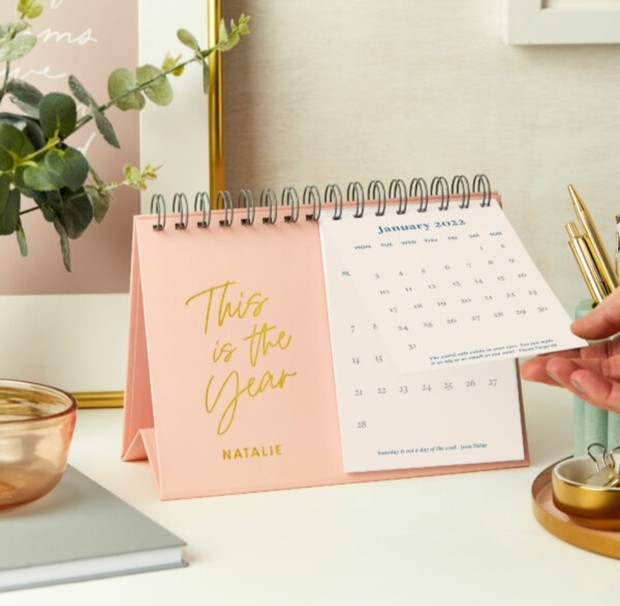 Kalender meja/Foto: Pinterest.com/marthabrook