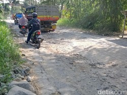 Tolong! Kerusakan Jalur Evakuasi Pengungsi Merapi di Klaten Kian Parah