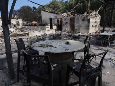 Potret Sisa-sisa Kebakaran Hutan yang Meluas di Prancis