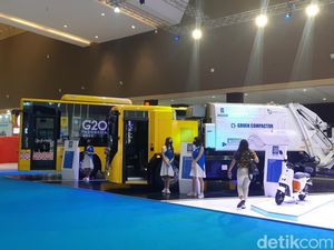 Canggih! Ini Wujud Truk Sampah Listrik Buatan Indonesia