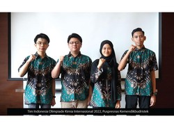 Siswa Indonesia Raih 4 Medali Perak di Olimpiade Kimia Internasional 2022