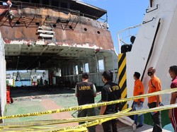 12 Saksi Diperiksa soal Kebakaran KMP Nusa Penida di Lembar