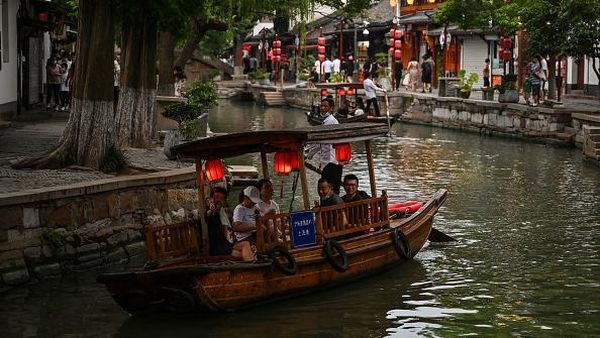 Mirip di Venesia, Kota Air Ini Ada di Shanghai Lho