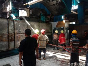 Pabrik Rotan di Sukoharjo Terbakar 3 Jam, 8 Unit Damkar Diterjunkan