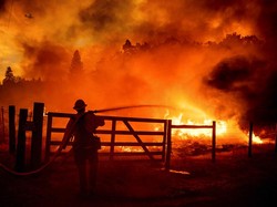 Kebakaran Bak Neraka di Hutan Nasional California