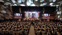 Potret Keseruan Seminar Indonesia Emas 2045 di Surabaya