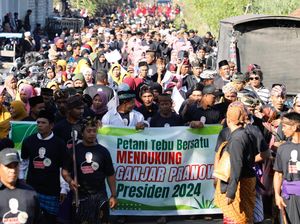 Petani Tebu di Dompu Deklarasi Dukung Ganjar Jadi Presiden 2024