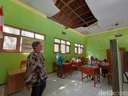 Miris, SDN 4 Gelangkulon Ponorogo Nyaris Ambruk