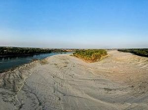 Sungai Terpanjang di Italia Menyusut gegara Kekeringan, Ini Fotonya