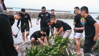 Alumni Akpol Tanam 5 Ribu Mangrove di Kepulauan Seribu
