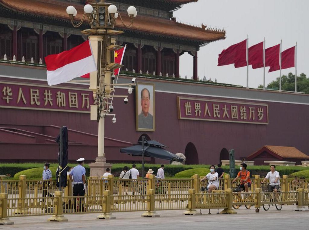 Saat Bendera Indonesia Berkibar di Kota Terlarang Beijing