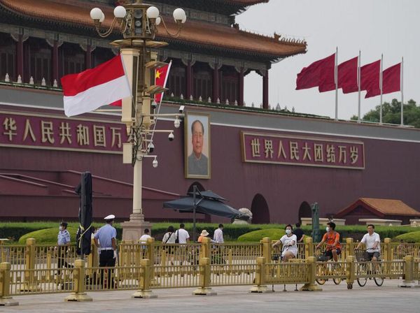 Saat Bendera Indonesia Berkibar di Kota Terlarang Beijing