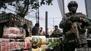 Momen Pemusnahan Barang Bukti 78 Kg Sabu dan 62 Kg Ganja di BNNP DKI