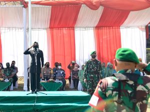 Bupati Mojokerto Pimpin Upacara Pembukaan TMMD Imbangan Ke-114 Bupati Mojokerto Pimpin Upacara Pembukaan TMMD Imbangan Ke-114