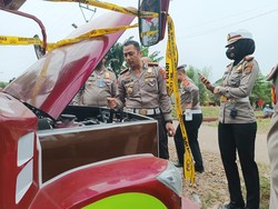 Polisi Ungkap Odong-odong yang Tertabrak Kereta di Serang Menyalahi Aturan