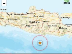 Gempa Guncang Pacitan Dua Kali