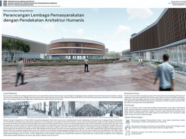 Begini Desain Penjara Humanis dan Nggak Menyeramkan Karya Lulusan ITB