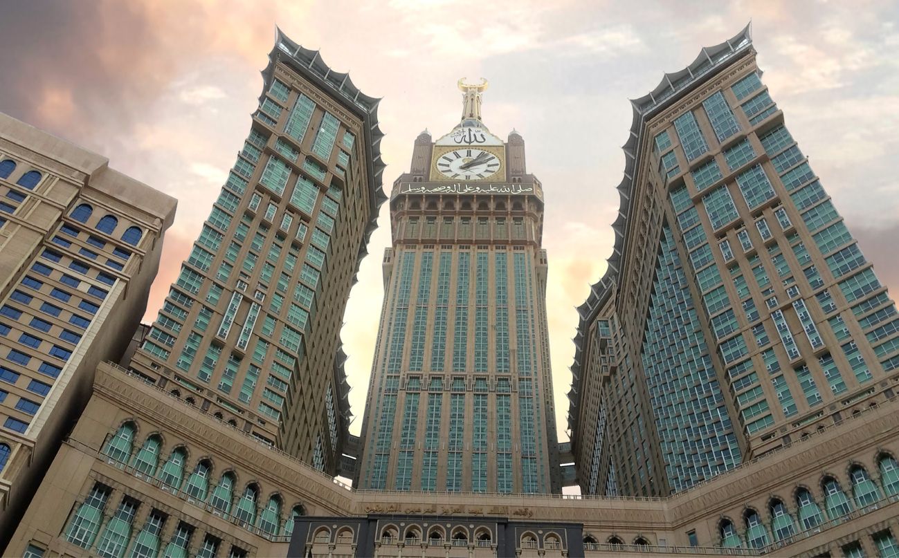 MAKKAH, SAUDI ARABIA - FEBRUARY 9, 2017:The Abraj Al-Bait (Translated as 