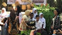 Kala Istri Menparekraf Sapa Pembatik Cilik di Bantul