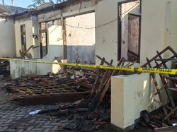 4 Ruangan Mapolsek Purwosari Pasuruan Ludes Dilalap Api