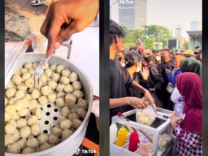 Tak Ikut Catwalk, TikToker Ini Nikmati Jajanan Kaki 5 di Area Citayam Fashion Week Tak Ikut Catwalk, TikToker Ini Nikmati Jajanan Kaki 5 di Area Citayam Fashion Week