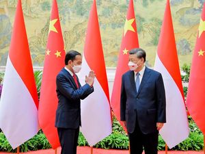 Momen Kemesraan Jokowi Bertemu Presiden Xi Jinping