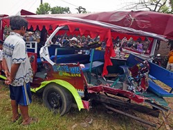 Odong-Odong Nekat Lewat Jalan Raya di Surabaya Akan Diputar Balik-Disita
