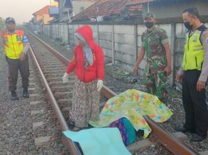 Lansia di Gresik Tewas Tertabrak Kereta Api