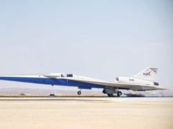 Bikin Takjub! Pesawat Supersonik NASA X-59 Tembus Kecepatan Suara
