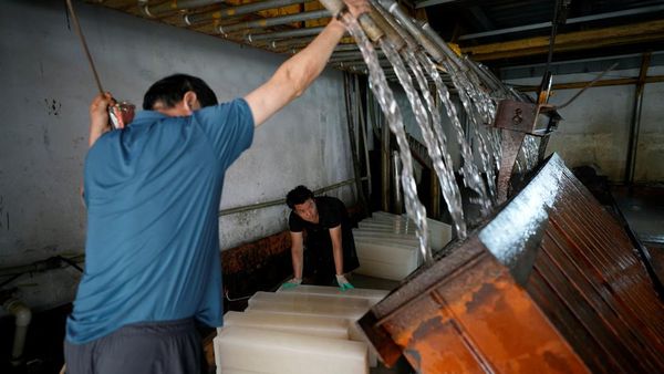 China Panas Banget, Pabrik Es di Shanghai Kebanjiran Pesanan