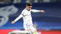 Delapan tembakan dari 10 tembakan terakhir Federico Valverde, kena tiang! (Foto: Getty Images)