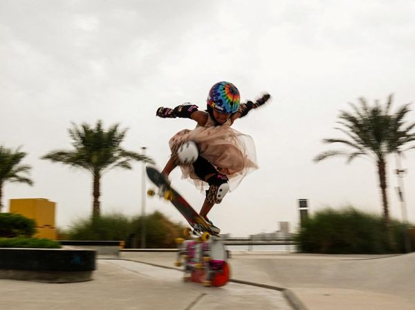 Kenalin Zarah Ann, Bocah 6 Tahun di Dubai yang Jago Main Skateboard