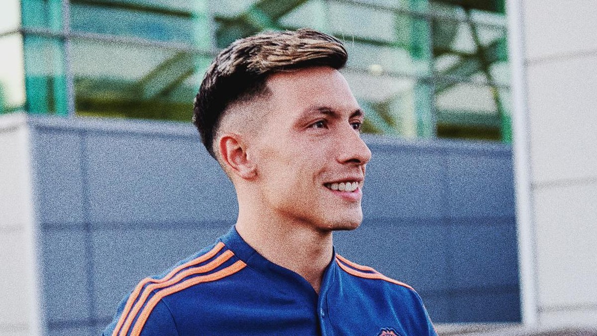 Lisandro Martinez sah jadi pemain Manchester United. (Foto: Manchester United via Getty Imag/Manchester United)