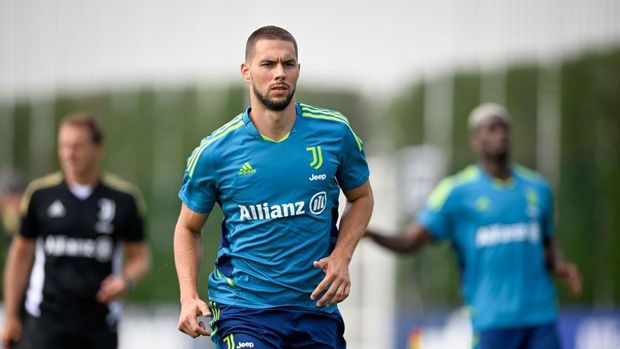 TURIN, ITALY - JULY 12: Marko Pjaca during a training session at JTC on July 12, 2022 in Turin, Italy. (Photo by Daniele Badolato - Juventus FC/Juventus FC via Getty Images)