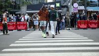 Potret Normalisasi Citayam Fashion Week Sore Ini