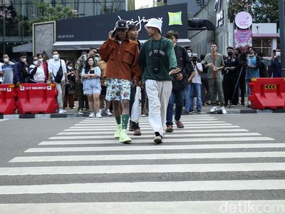 Potret Normalisasi Citayam Fashion Week Sore Ini