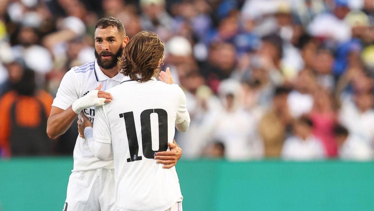 Real Madrid ditahan America 2-2. ((Foto: Getty Images/James Williamson - AMA)