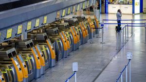 Suasana Bandara di Jerman Saat Pekerja Mogok Massal