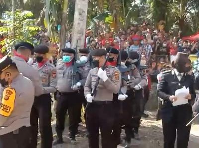 Detik-detik Pemakaman Ulang Brigadir J dengan Upacara Kepolisian